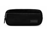 Trousse liderpapel duo 2 fermetures eclair avec poche  a l'avant coloris noir        220x90x50mm – Image 2