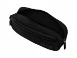 Trousse liderpapel duo 2 fermetures eclair avec poche  a l'avant coloris noir        220x90x50mm – Image 6