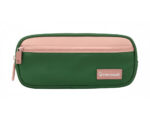 Trousse liderpapel duo 2 fermetures eclair avec poche  a l'avant coloris vert        militaire 220x90x50mm – Image 2