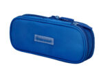 Trousse liderpapel color pop 2 fermetures eclair avec 1    compartiment extensible       coloris bleu 230x60mm