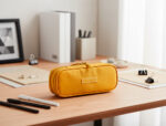 Trousse liderpapel color pop 2 fermetures eclair avec 1    compartiment extensible       coloris jaune 230x60mm – Image 8