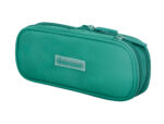 Trousse liderpapel color pop 2 fermetures eclair avec 1    compartiment extensible       coloris turquoise 230x60mm – Image 3