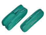 Trousse liderpapel color pop 2 fermetures eclair avec 1    compartiment extensible       coloris turquoise 230x60mm – Image 5