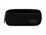 Trousse liderpapel duo 3 fermetures eclair avec poche  a l'avant coloris noir        220x90x70mm – Image 2