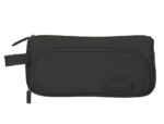 Trousse liderpapel minibag 2 fermetures eclair avec poche  interieure coloris noir       210x100x70mm – Image 2