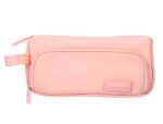 Trousse liderpapel minibag 2 fermetures eclair avec poche  interieure coloris rose       pastel 212x100x70mm – Image 2