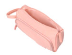 Trousse liderpapel minibag 2 fermetures eclair avec poche  interieure coloris rose       pastel 212x100x70mm – Image 4