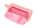 Trousse liderpapel minibag 2 fermetures eclair avec poche  interieure coloris rose       pastel 212x100x70mm – Image 5