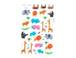 Autocollants imaginovo cute animaux safari en relief      190x105 mm sous blister – Image 4