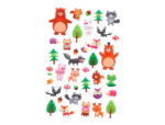 Autocollants imaginovo cute animaux de foret en relief    190x105 mm sous blister – Image 4