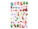 Autocollants imaginovo cute animaux ferme en relief       190x105 mm sous blister – Image 4