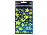 Autocollants imaginovo lumineux etoiles en relif     190x105 mm sous blister – Image 2