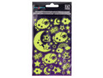 Autocollants imaginovo lumineux lune en relif        250x145 mm sous blister – Image 2