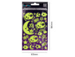 Autocollants imaginovo lumineux lune en relif        250x145 mm sous blister – Image 5