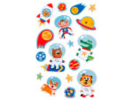 Autocollants imaginovo lumineux astronautes en relif 250x145 mm sous blister – Image 4