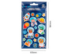 Autocollants imaginovo lumineux astronautes en relif 250x145 mm sous blister – Image 5