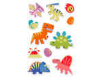Autocollants imaginovo lumineux dinosaures en relif  190x105 mm sous blister – Image 4