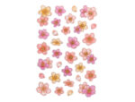 Autocollants imaginovo fleurs roses en papier 190x104 mm    sous blister – Image 4