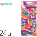 Autocolants imaginovo designs assortis ete brillant 214x100 mm sous blister