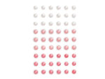 Autocollants imaginovo pierres precieuses blanches   et roses brillantes en relief pour toutes surfaces 190x105 – Image 4