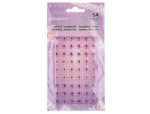 Autocollants imaginovo pierres precieuses roses et   mauves brillantes en relief   pour toutes surfaces 190x105 – Image 2