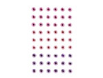 Autocollants imaginovo pierres precieuses roses et   mauves brillantes en relief   pour toutes surfaces 190x105 – Image 4