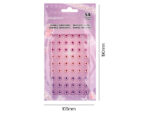 Autocollants imaginovo pierres precieuses roses et   mauves brillantes en relief   pour toutes surfaces 190x105 – Image 5