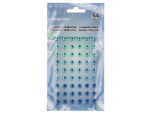 Autocollants imaginovo pierres precieuses vertes et  bleues brillantes en relief   pour toutes surfaces 190x105 – Image 2