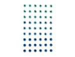 Autocollants imaginovo pierres precieuses vertes et  bleues brillantes en relief   pour toutes surfaces 190x105 – Image 4