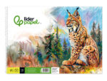 Bloc papier dessin liderpapel natura spirale 230x325mm      130g/m2 sans encadrement      microperfore 20 feuilles – Image 2