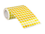 Pastille adhesive liderpapel diametre 10,5mm coloris jaune rouleau 6000 unites boite     carton – Image 7