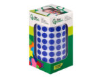 Pastille adhesive liderpapel diametre 10,5mm coloris bleu  rouleau 6000 unites boite     carton – Image 2