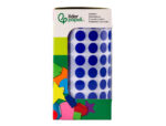 Pastille adhesive liderpapel diametre 10,5mm coloris bleu  rouleau 6000 unites boite     carton – Image 3