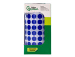 Pastille adhesive liderpapel diametre 10,5mm coloris bleu  rouleau 6000 unites boite     carton – Image 4