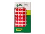 Pastille adhesive liderpapel diametre 10,5mm coloris rouge rouleau 6000 unites boite     carton – Image 4