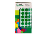 Pastille adhesive liderpapel diametre 10,5mm coloris vert  rouleau 6000 unites boite     carton – Image 3