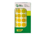 Pastille adhesive liderpapel diametre 15mm coloris jaune   rouleau 2500 unites boite     carton – Image 4
