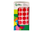 Pastille adhesive liderpapel diametre 15mm coloris rouge   rouleau 2500 unites boite     carton – Image 3
