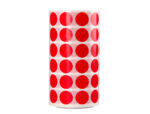 Pastille adhesive liderpapel diametre 15mm coloris rouge   rouleau 2500 unites boite     carton – Image 6