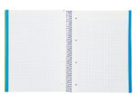 Cahier spirale liderpapel a4 micro wonder 240 pages 90g    5x5mm 4 trous 5 bandes        couleurs vert – Image 6