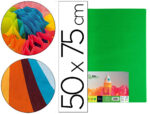 Papier de soie liderpapel 52x76cm 18g/m2 unicolore vert moyen sachet 25f