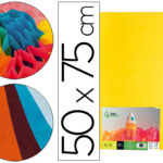 Papier de soie liderpapel 52x76cm 18g/m2 unicolore jaune sachet 25f