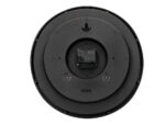 Horloge q-connect murale plastique design actuel numéros noirs fond blanc 1 pile aa non fournie diamètre 34cm noir – Image 6