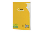 Bloc-notes liderpapel encollé a4 210x297mm 50f 60g/m2 ligné marge feuilles jaunes – Image 4