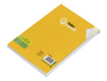 Bloc-notes liderpapel encollé a4 210x297mm 50f 60g/m2 ligné marge feuilles jaunes – Image 6