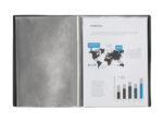 Protège-documents liderpapel polypropylène couverture flexible 30 pochettes fixes a4 210x297mm noir opaque – Image 7