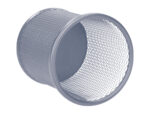 Pot à crayons q-connect maille métallique hauteur 105mm diamètre 86mm coloris argent – Image 3