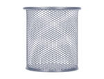 Pot à crayons q-connect maille métallique hauteur 105mm diamètre 86mm coloris argent – Image 4