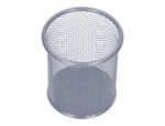 Pot à crayons q-connect maille métallique hauteur 105mm diamètre 86mm coloris argent – Image 5