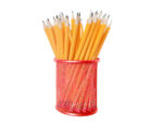 Pot à crayons q-connect maille métallique hauteur 105mm diamètre 86mm coloris rouge – Image 6